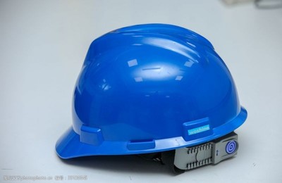 蓝色安全帽图片素材
