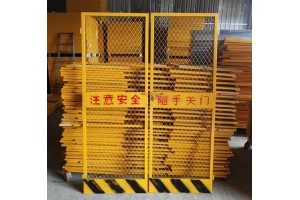 电梯门防护网与人货梯护栏 保障施工安全的重要设备